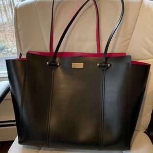LARGE BLACK KATE SPADE TOTE